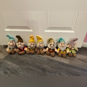 Disney Seven dwarves stuffed dolls